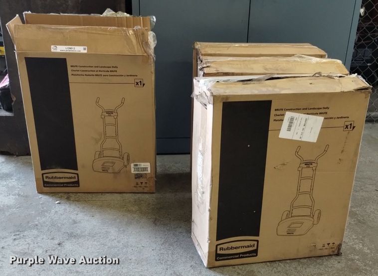 image for item LO9012 (4) Rubbermaid Brute dollies 