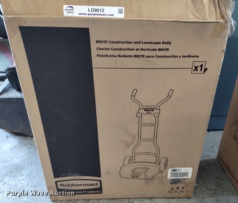 image for item LO9012 (4) Rubbermaid Brute dollies 