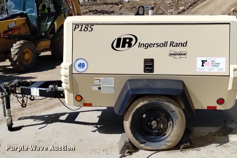 image for item LO9020 2011 Ingersoll Rand  P185 air compressor