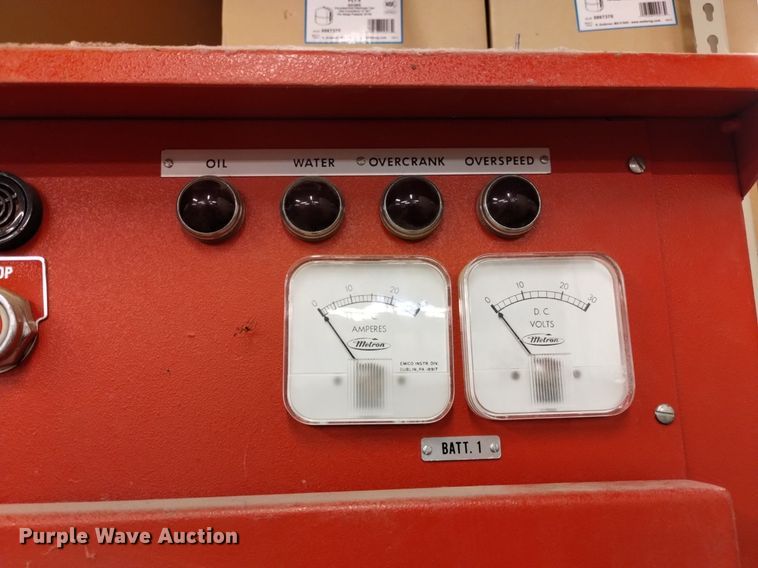 image for item LO9023 Metron FD2-J fire pump controller 