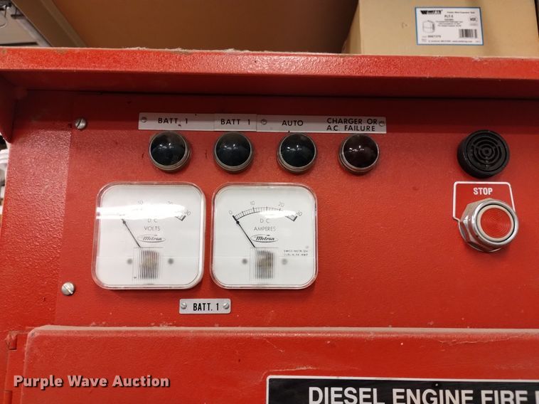 image for item LO9023 Metron FD2-J fire pump controller 