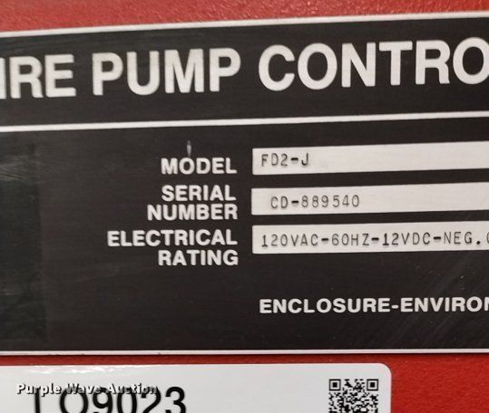 image for item LO9023 Metron FD2-J fire pump controller 