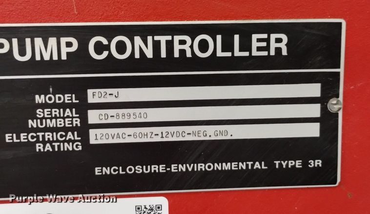image for item LO9023 Metron FD2-J fire pump controller 
