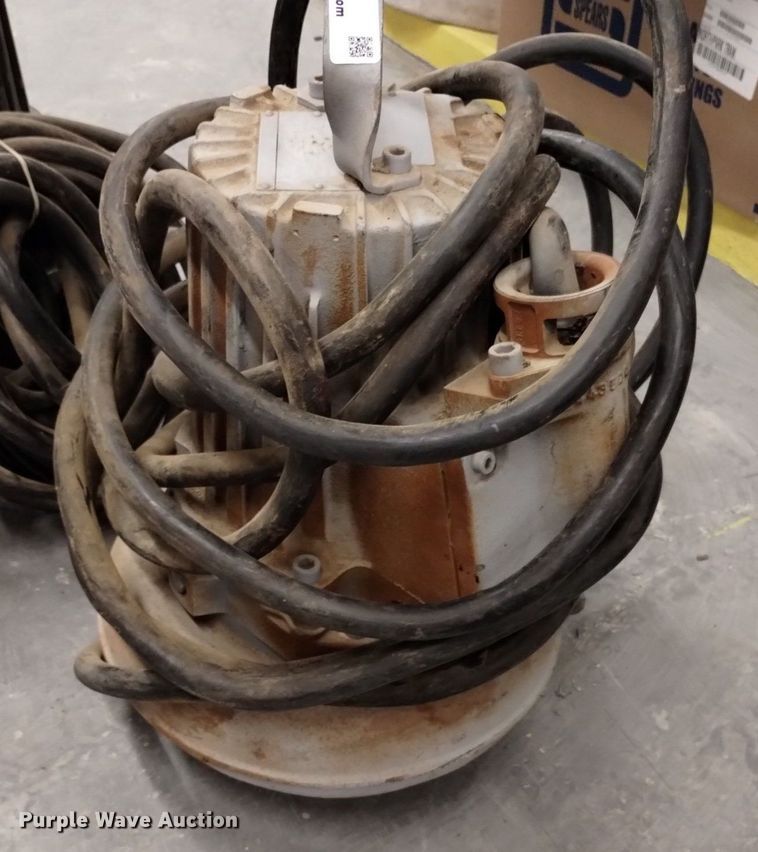 image for item LO9024 (2) Flygt Corporation FL3 submersible electric pumps