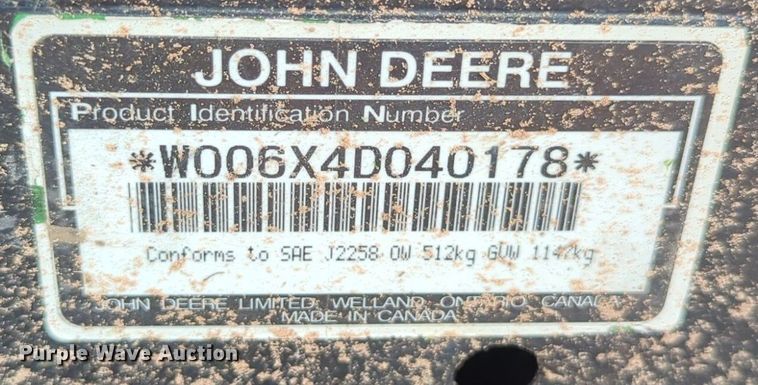 image for item LY9529 2005 John Deere 6X4 Gator utility vehicle