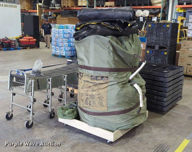 image for item LY9533 DHS Systems 4XBI  decon shelter popup tent kit