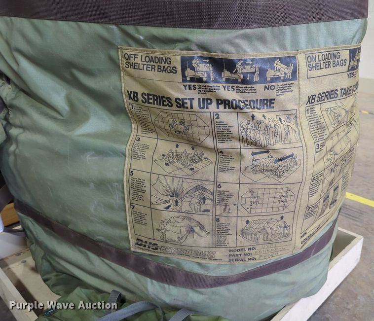 image for item LY9533 DHS Systems 4XBI  decon shelter popup tent kit