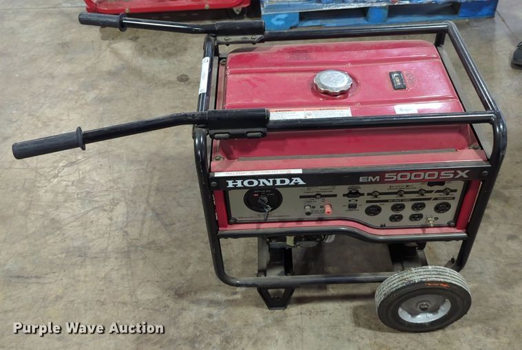 image for item LY9541 Honda EM5000SX generator