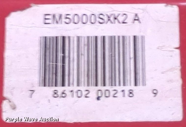 image for item LY9541 Honda EM5000SX generator