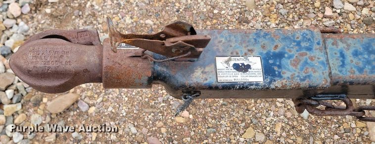 image for item ME9720 1993 Shop built  tilt deck equipment trailer