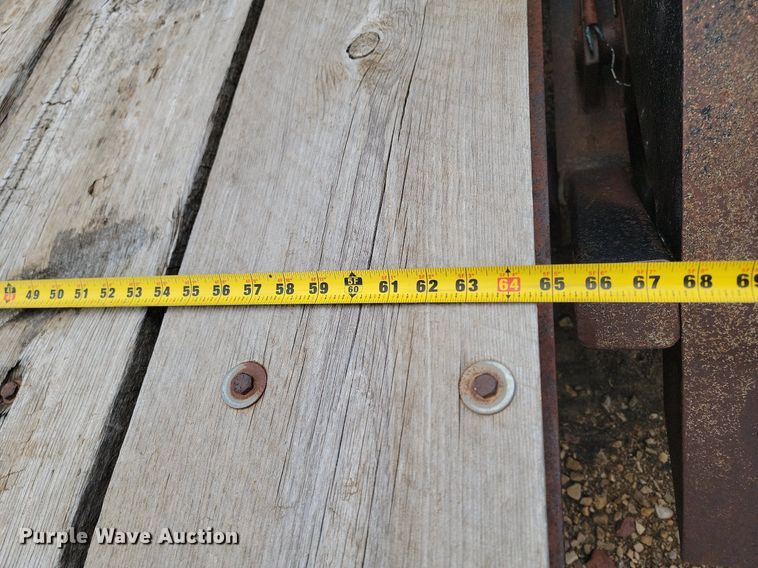 image for item ME9720 1993 Shop built  tilt deck equipment trailer