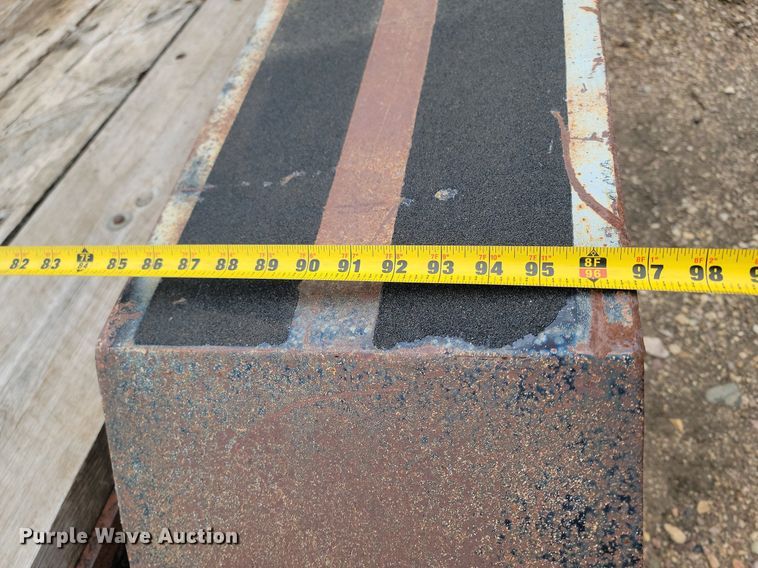 image for item ME9720 1993 Shop built  tilt deck equipment trailer