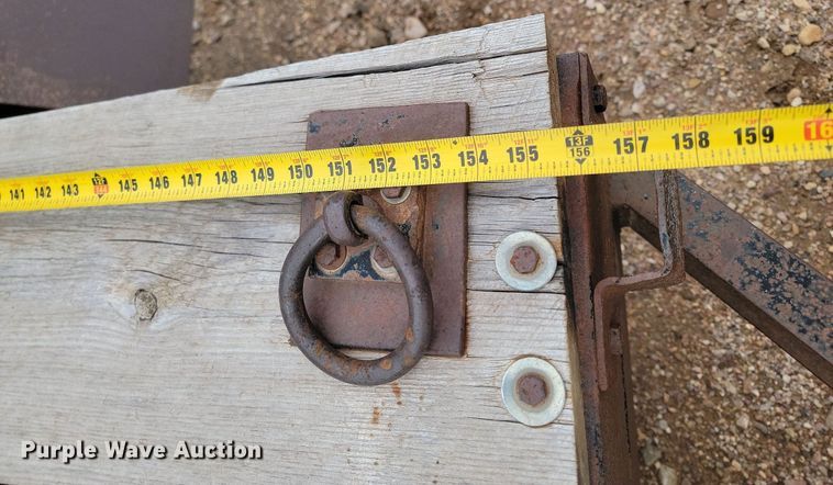 image for item ME9720 1993 Shop built  tilt deck equipment trailer