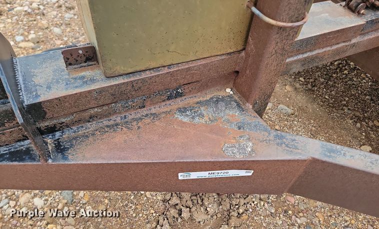 image for item ME9720 1993 Shop built  tilt deck equipment trailer