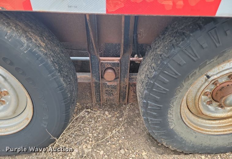 image for item ME9720 1993 Shop built  tilt deck equipment trailer