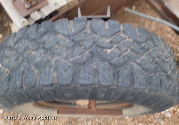 image for item ME9720 1993 Shop built  tilt deck equipment trailer