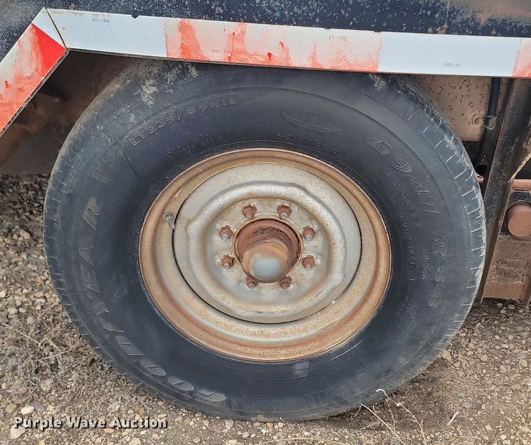 image for item ME9720 1993 Shop built  tilt deck equipment trailer