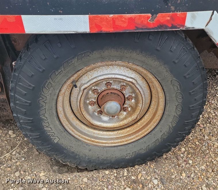 image for item ME9720 1993 Shop built  tilt deck equipment trailer