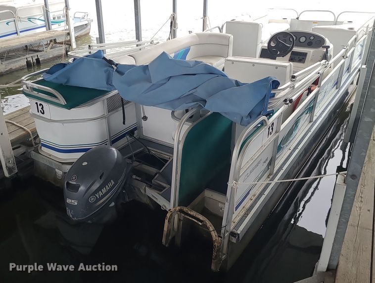 image for item MQ9642 2004 Playcraft Clipper 2400 pontoon boat