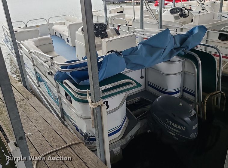 image for item MQ9642 2004 Playcraft Clipper 2400 pontoon boat