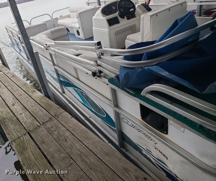 image for item MQ9642 2004 Playcraft Clipper 2400 pontoon boat
