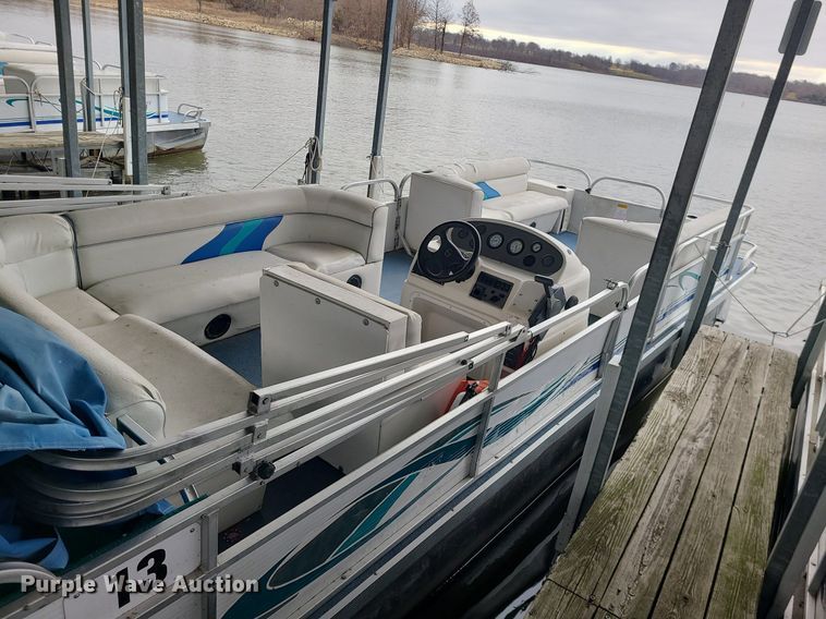 image for item MQ9642 2004 Playcraft Clipper 2400 pontoon boat