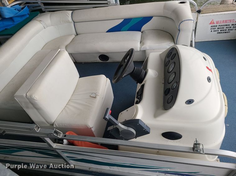 image for item MQ9642 2004 Playcraft Clipper 2400 pontoon boat