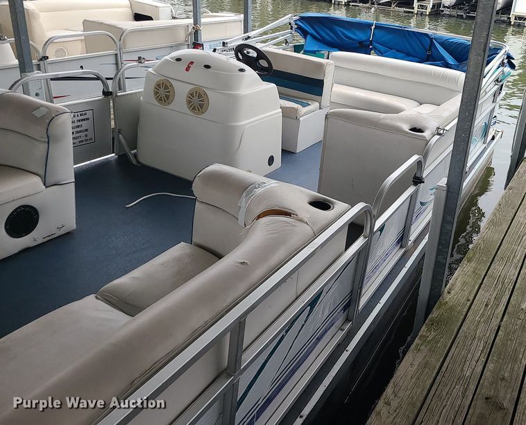 image for item MQ9643 2004 Playcraft Clipper 2400 pontoon boat