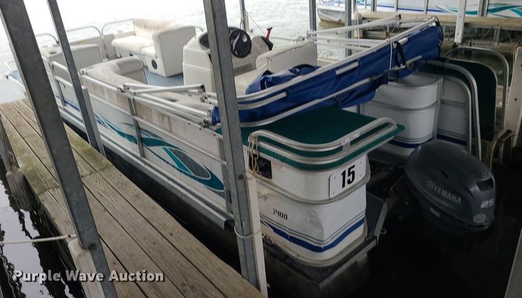 image for item MQ9644 2003 Playcraft Clipper 2400 pontoon boat