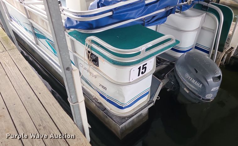 image for item MQ9644 2003 Playcraft Clipper 2400 pontoon boat