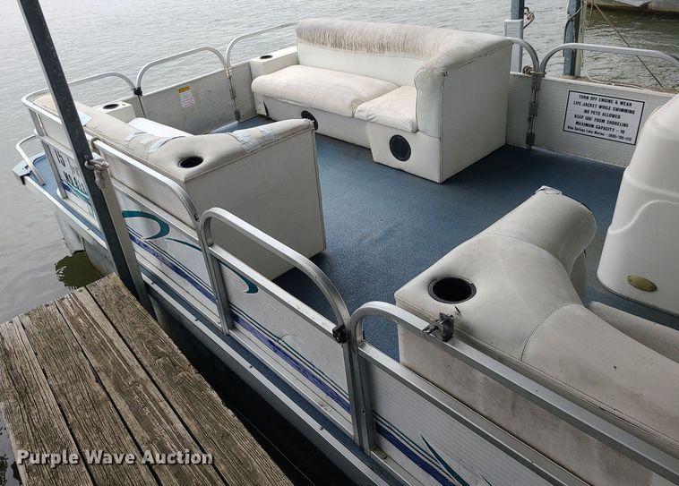 image for item MQ9644 2003 Playcraft Clipper 2400 pontoon boat