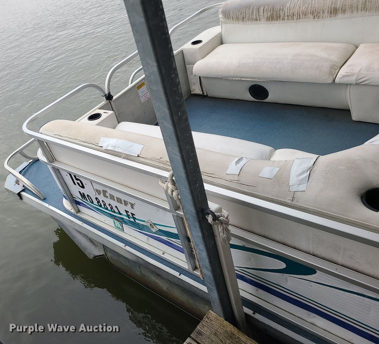 image for item MQ9644 2003 Playcraft Clipper 2400 pontoon boat