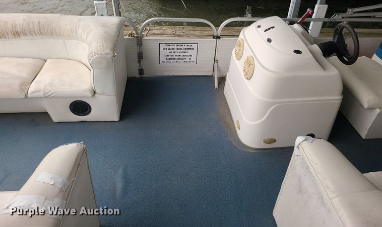 image for item MQ9644 2003 Playcraft Clipper 2400 pontoon boat