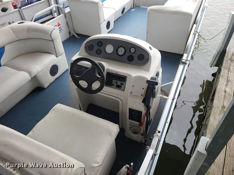 image for item MQ9644 2003 Playcraft Clipper 2400 pontoon boat