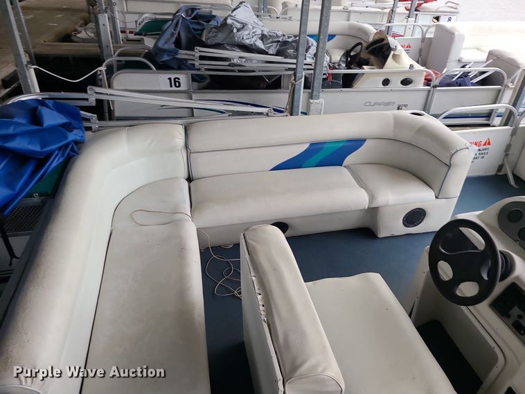 image for item MQ9644 2003 Playcraft Clipper 2400 pontoon boat