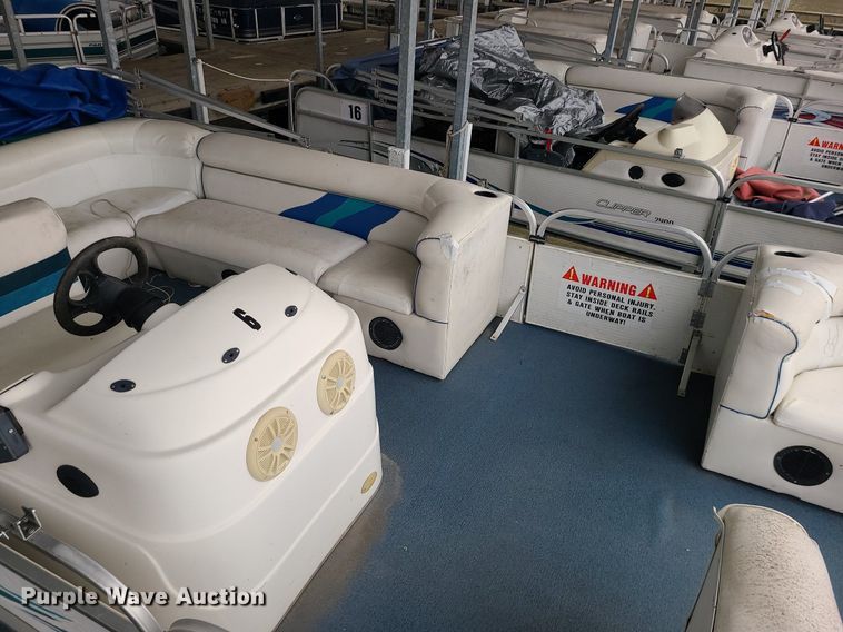 image for item MQ9644 2003 Playcraft Clipper 2400 pontoon boat