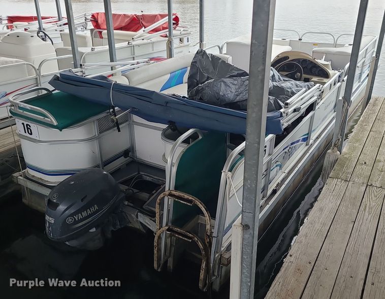 image for item MQ9645 2003 Playcraft Clipper 2400 pontoon boat