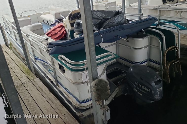 image for item MQ9645 2003 Playcraft Clipper 2400 pontoon boat