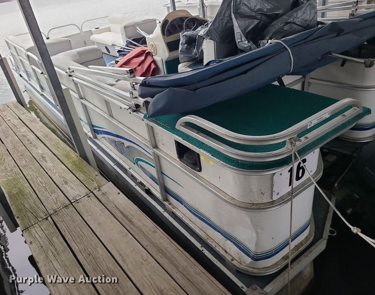 image for item MQ9645 2003 Playcraft Clipper 2400 pontoon boat