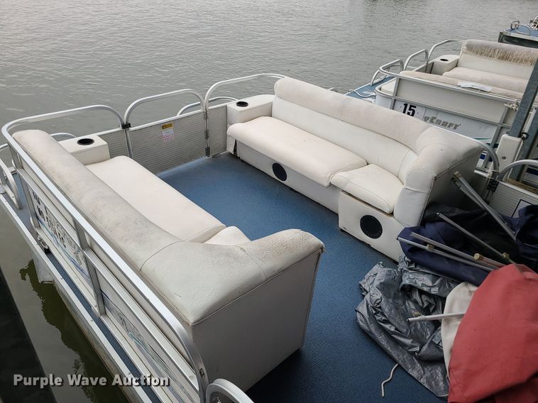 image for item MQ9645 2003 Playcraft Clipper 2400 pontoon boat