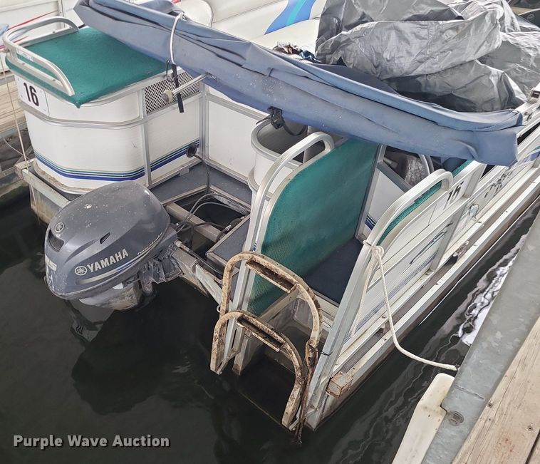 image for item MQ9645 2003 Playcraft Clipper 2400 pontoon boat