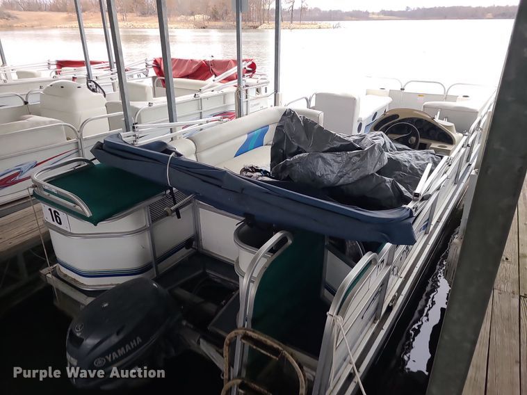 image for item MQ9645 2003 Playcraft Clipper 2400 pontoon boat