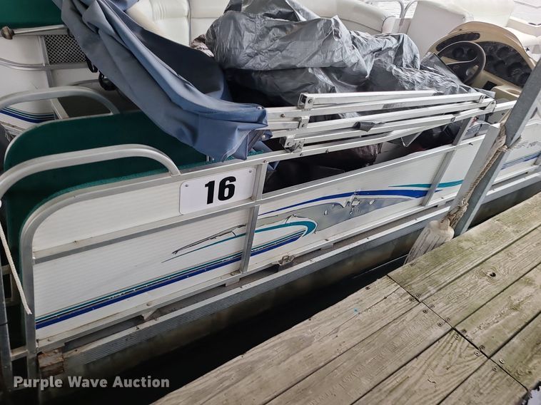 image for item MQ9645 2003 Playcraft Clipper 2400 pontoon boat