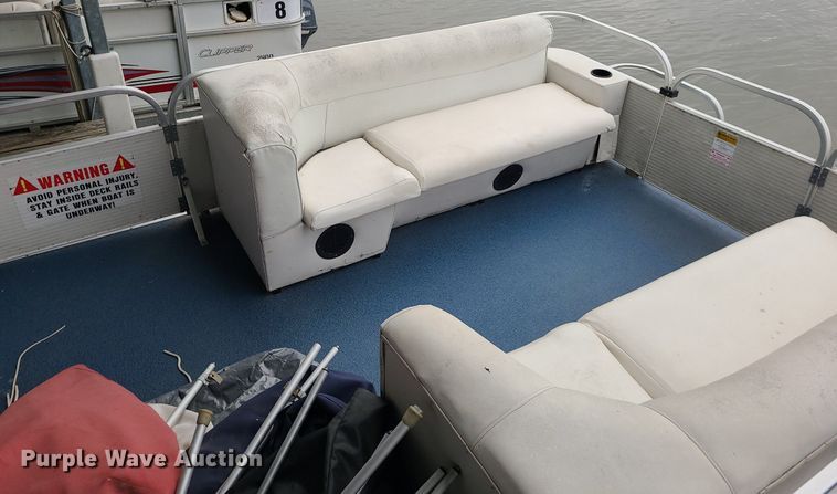 image for item MQ9645 2003 Playcraft Clipper 2400 pontoon boat