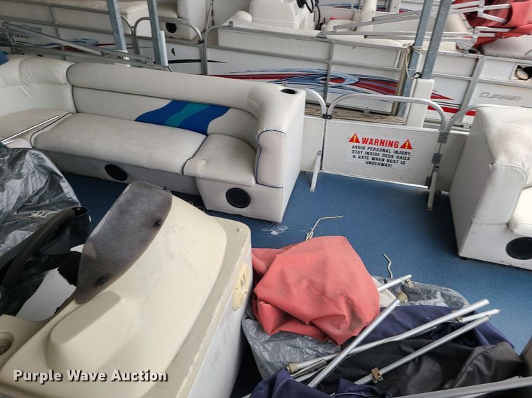 image for item MQ9645 2003 Playcraft Clipper 2400 pontoon boat