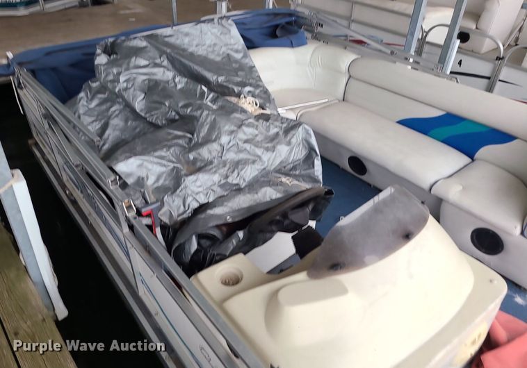 image for item MQ9645 2003 Playcraft Clipper 2400 pontoon boat