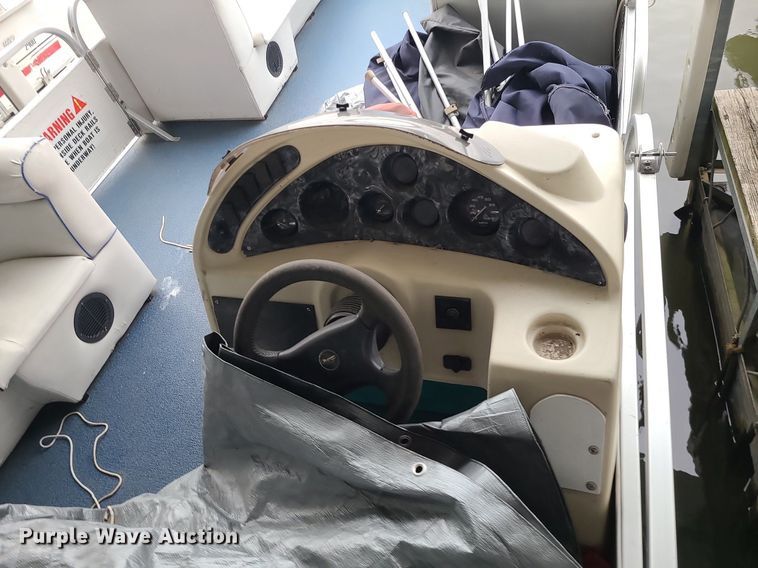 image for item MQ9645 2003 Playcraft Clipper 2400 pontoon boat