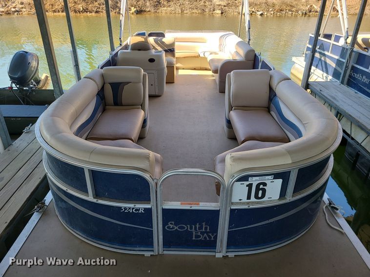 image for item MQ9646 2011 South Bay 524CR pontoon boat