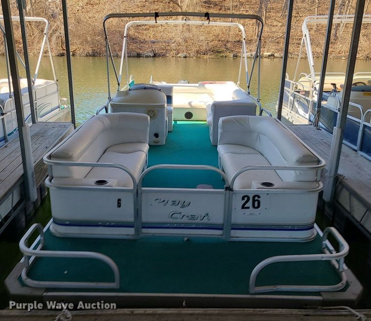 image for item MQ9647 2003 Playcraft  Clipper 2400 pontoon boat