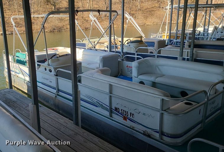 image for item MQ9647 2003 Playcraft  Clipper 2400 pontoon boat